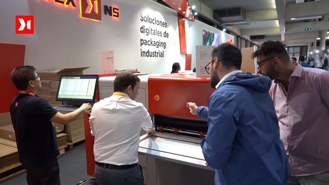 NS MULTI 800 - Pigment printing for paper bags and small cardboard boxes. смотреть онлайн