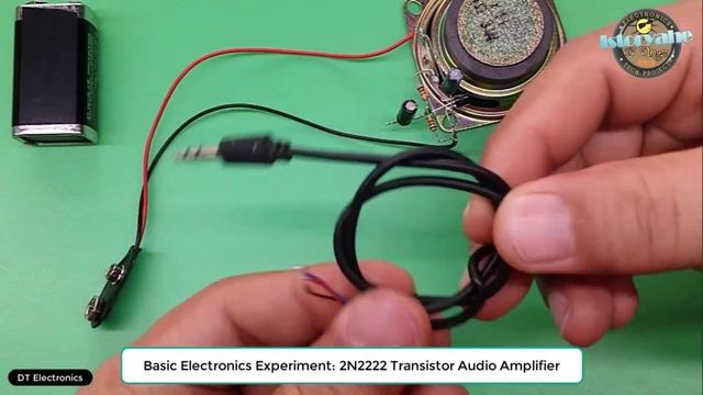 Basic Electronics Experiment 2N2222 Transistor Audio Amplifier смотреть онлайн
