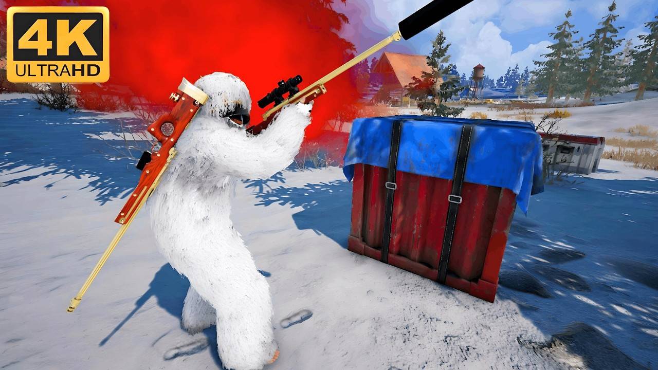 PUBG ｜ 4K ｜ SNOW MAP ｜ 1 MAN SOLO GAMEPLAY (No Commentary) смотреть онлайн