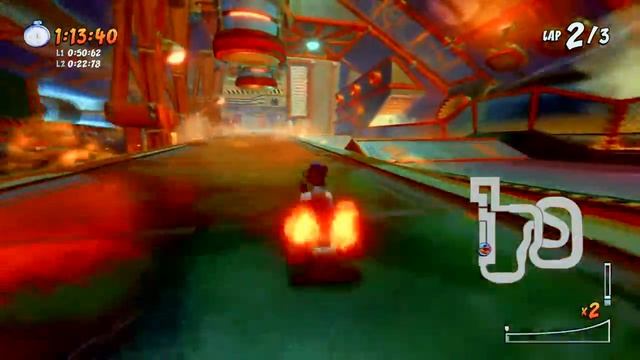CTR:NF Assembly Lane Time Trial 2:24.41s PB смотреть онлайн