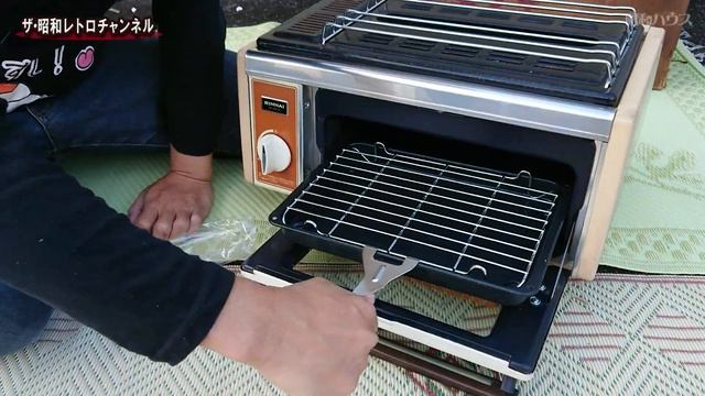 第89回　レトロなガス強力赤外線グリルの巻 リンナイ　R-3412 レトロなガス器具グリル部分のみ コンロのグリルより大きな魚も焼けます　[2ch]　【ザ・昭和レトロチャンネル】 смотреть онлайн