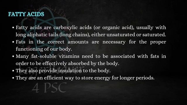 Environmental Science/ Biomolecules/ Lipids / JSA Class 23 @EagerBeaver4PSC