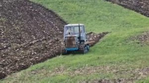 🔴 Oранка трактор т-150 гусеничный, мотор ям 236 турбо😁 👍