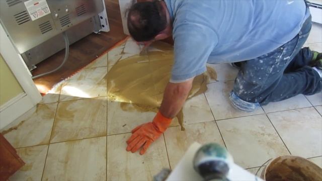 How to grout a floor. смотреть онлайн