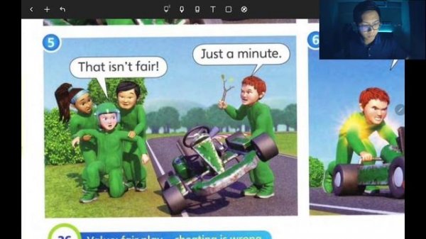 Supermind Year 1 | Unit 2 Let's play | The go-kart race | Cheating is wrong