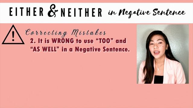 How to use EITHER & NEITHER in a sentence | EITHER OR; NEITHER NOR смотреть онлайн