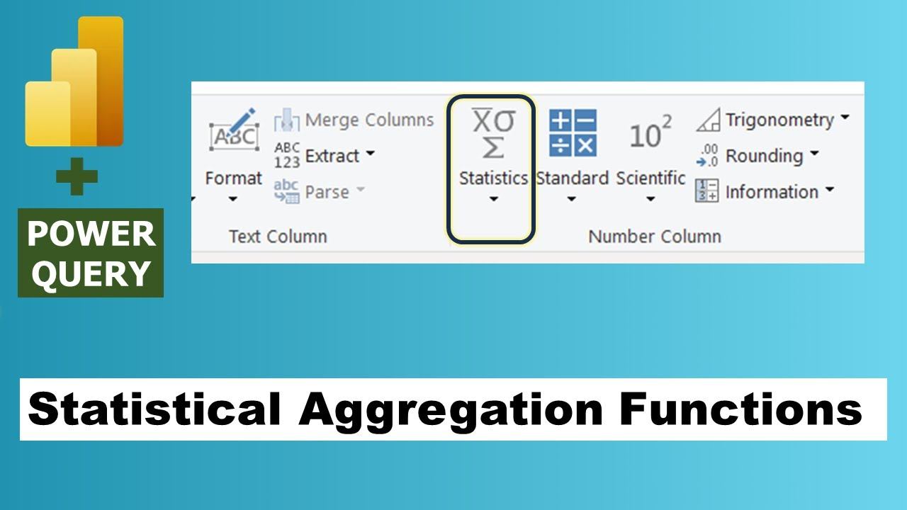 Power Query - Aggregation Functions Min Max Sum Median Standard Deviation Count смотреть онлайн