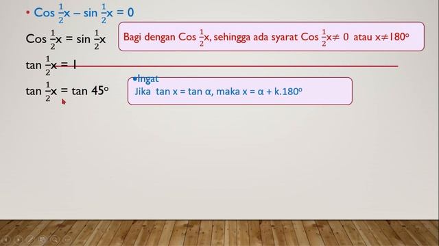 Contoh 3 Persamaan Trigonometri смотреть онлайн