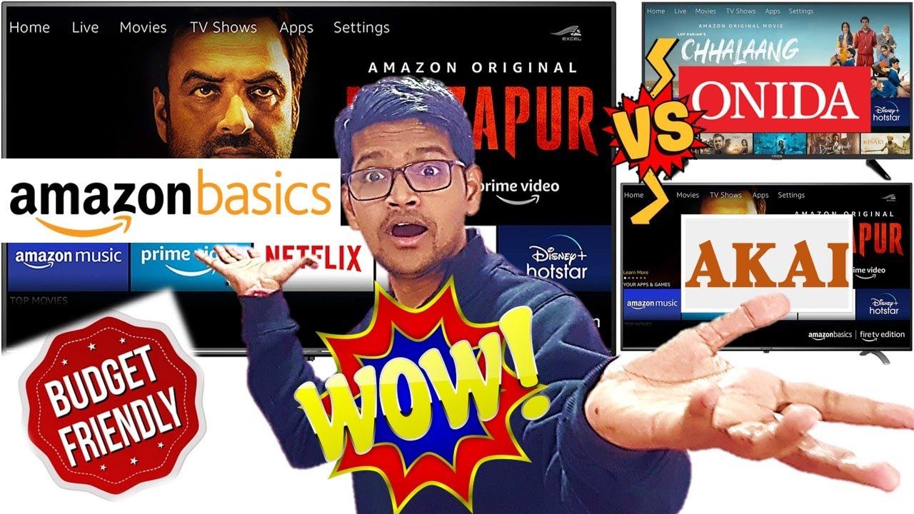 Amazon Basics Fire TV Edition 4K Ultra HD Launched | Amazonbasics vs Onida fire tv vs Akai fire tv смотреть онлайн