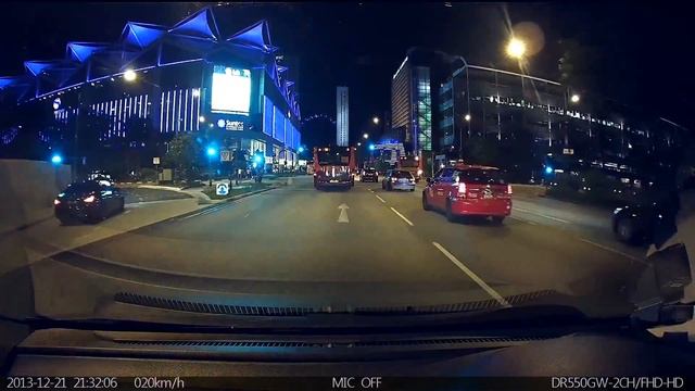 Christmas celebration in Singapore recorded with BlackVue DR550GW-2CH смотреть онлайн