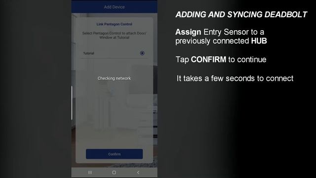 Adding Pentagon Deadbolt and Door Sensor in Pentagon App смотреть онлайн