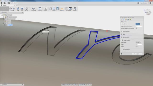 Fusion 360 Tutorial: Text on a Curved Surface! FF104 смотреть онлайн
