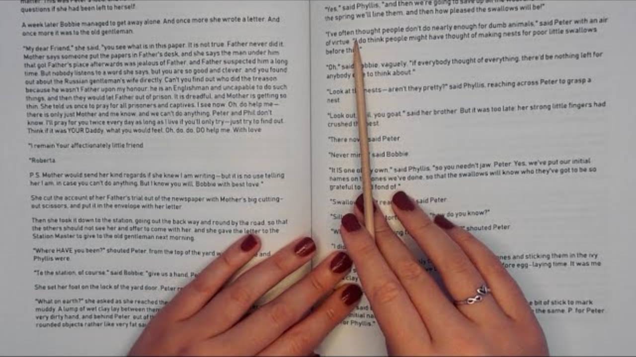 💖 Несущественное чтение ASMR ｜ Трассирование слов, щелчок «Клипкий шепчет», «Поворот страницы» смотреть онлайн