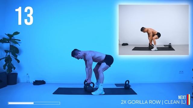 30 min CONTROL Full Body Kettlebell Workout | Legs + Upper Body Push & Pull + Combo + Core смотреть онлайн