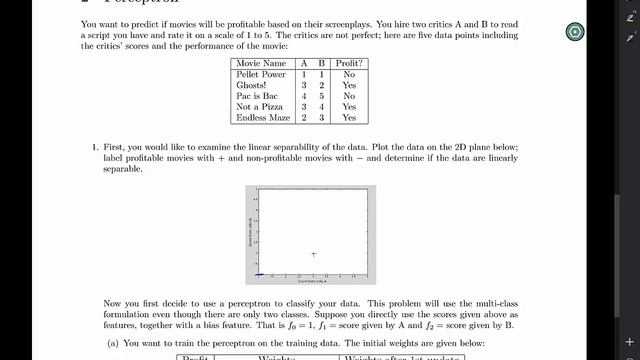 Spring 2016 Section 10 (Naive Bayes + Perceptrons) Solutions смотреть онлайн