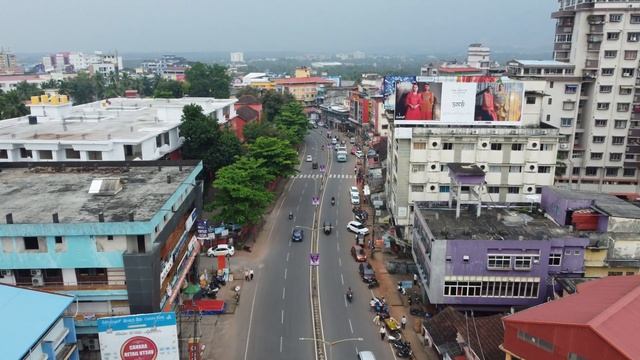 Udupi Taluk Office Big Bazar to Karthik Tower Areal Video смотреть онлайн