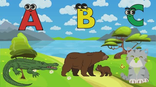 ABC Animal Sounds Song #kidssong