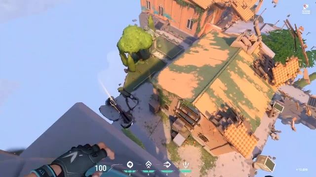 Highlight: Valorant parkour - Completed course with Jett! смотреть онлайн