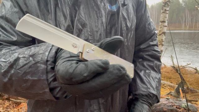 Дождь и Dr.Zed с микро балисонгом от #atroposknife