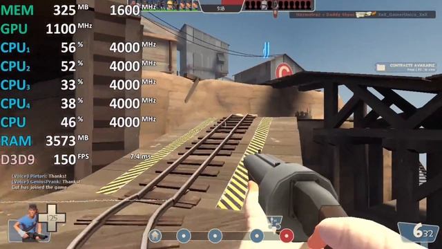 Ryzen 3 2200G Review Team Fortress 2 4.0Ghz Gameplay Benchmark Test смотреть онлайн