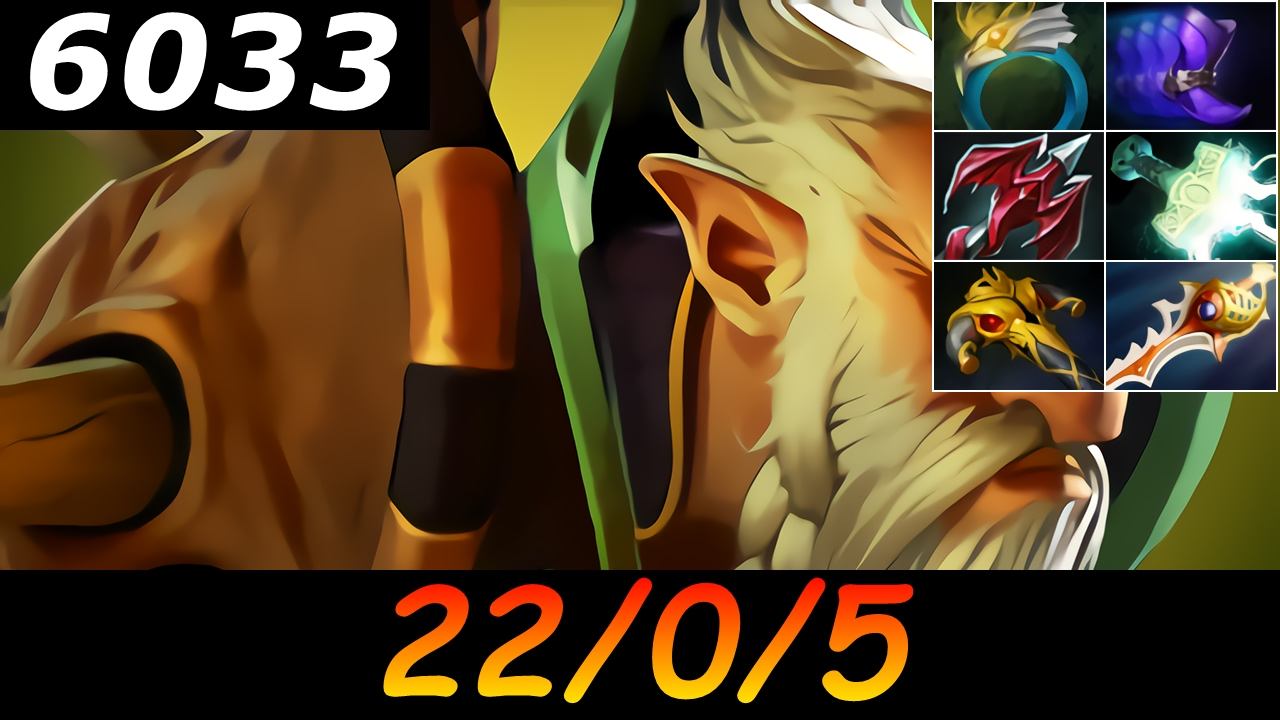 Dota 2 Lone Druid 6033 MMR 22/0/5 (Kills/Deaths/Assists) Ranked Full Gameplay смотреть онлайн