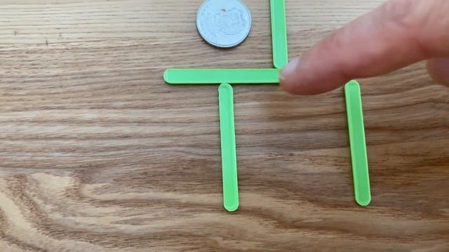 Move 2 Sticks to Get the Coin Outside the Glass | Puzzle Solution смотреть онлайн
