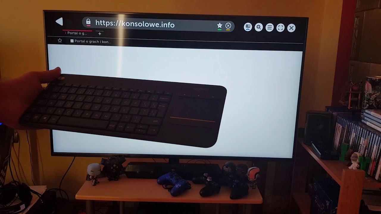 Logitech Wireless Touch Keyboard K400+ i LG 55SK81 (webOS) смотреть онлайн