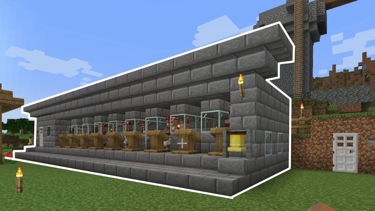 How to make the trading hall | Minecraft day 10 | Trading hall for enchantments | best Trending hal смотреть онлайн