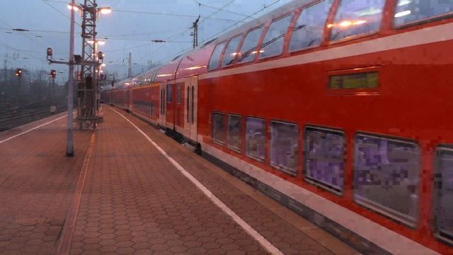 112 152, "Scharbeutz" DB Regio arrival at Hamburg Central Station 16 JAN 2014 смотреть онлайн