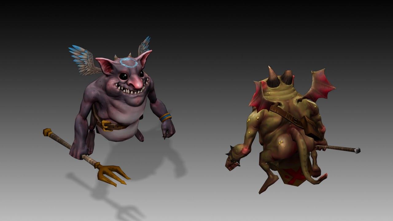 Dota2 Courier Imp Animations смотреть онлайн