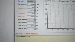 CYPCUT 20 mm carbon steel fiber laser cutting parameters