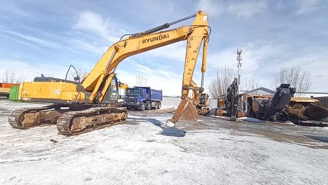 Поступление в продажу экскаватор Hyundai R-320 смотреть онлайн