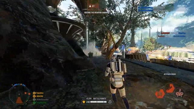 Jet Trooper 74 Killstreak on Kashyyyk | Star Wars Battlefront 2 смотреть онлайн