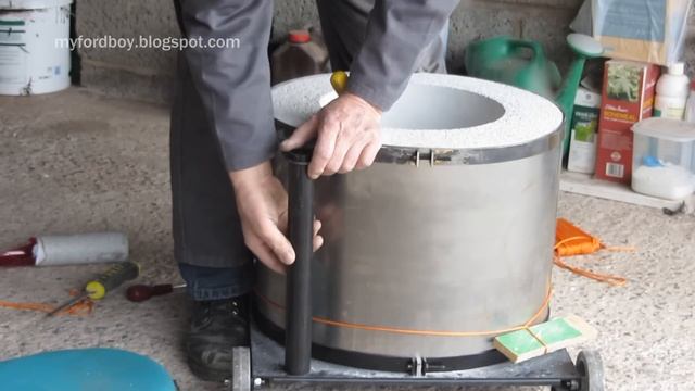 Metal Casting at Home Part 53 Oil Fired Furnace Build Part 5 смотреть онлайн
