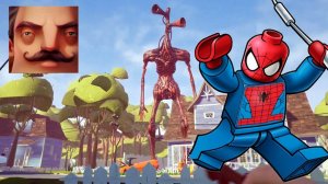 Hello Neighbor - My New Neighbor Big Lego Spider-Man History Gameplay Walkthrough