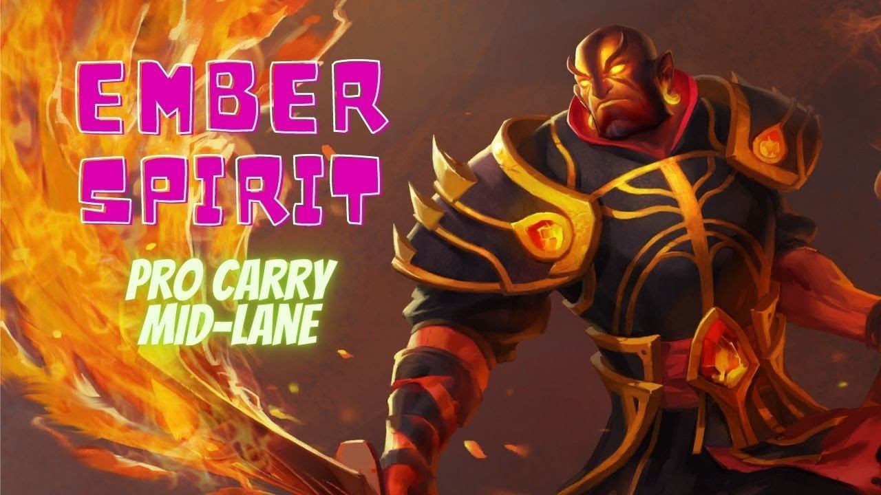 Ember spirit Dota 2 mid lane. played by a pro. Watch and improve your game! смотреть онлайн