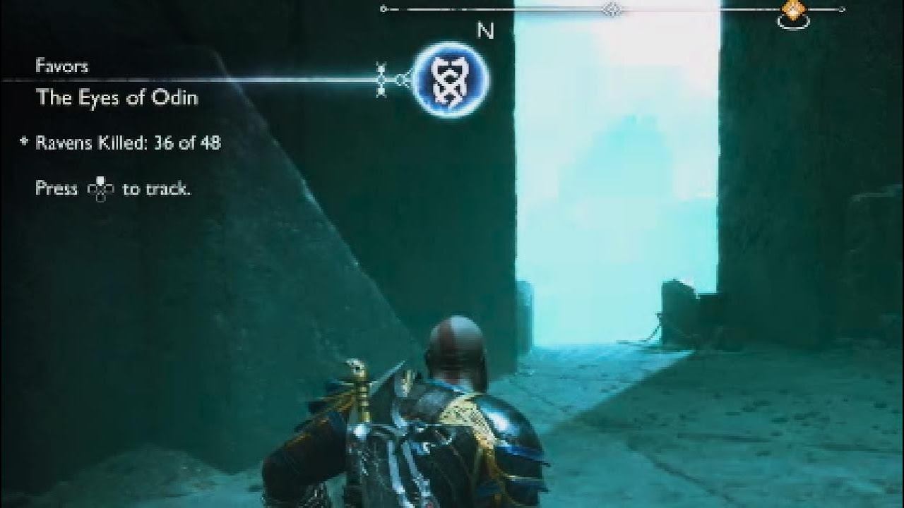 God of War Ragnarok Eyes of Odin Raven Location Near Hel Giant Bird Helheim смотреть онлайн