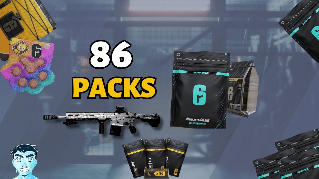 86 ALPHA PACKS (5min) - Rainbow Six Siege Pack Opening смотреть онлайн