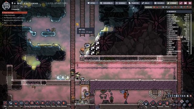 Let's Play Oxygen Not Included #71: Large Sleet Wheat Farm! смотреть онлайн