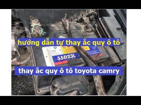 hướng dẫn thay ắc quy ô tô, tự thay ắc quy ô tô toyota camry, thay ắc quy xe ô tô, car battery смотреть онлайн