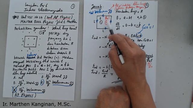 Induksi elektromagnetik Part 6 Bersama marthen Kanginan | Fisika Kelas 12 смотреть онлайн