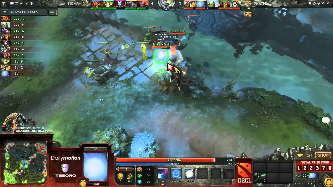 Fnatic vs Sigma Game 1 DOTA 2 Champions League TobiWan & Capitalist смотреть онлайн