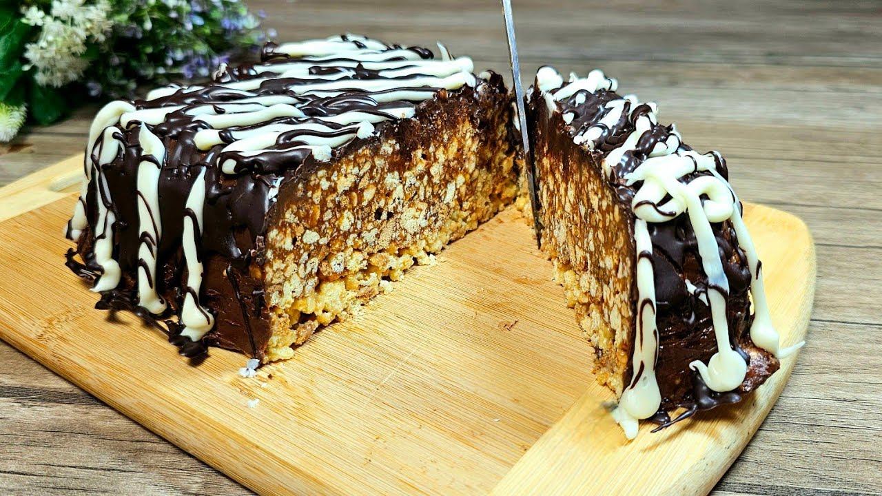 The chocolate dessert everyone is talking about! So simple and delicious! смотреть онлайн
