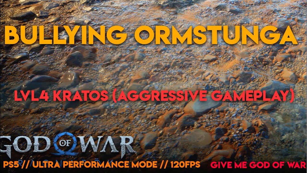 God of War Ragnarok (PS5) - Ormstunga the WORST MINIBOSS in Ragnarok | LVL4 Kratos (GMGOW/No Damage смотреть онлайн