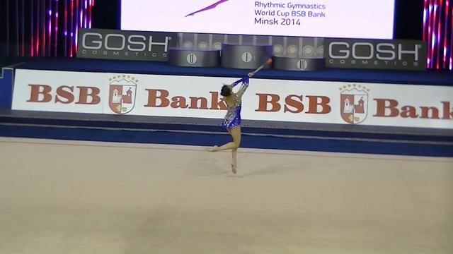Rakhmatova Djamila (UZB) clubs Qual Cup of World 2014 Minsk смотреть онлайн