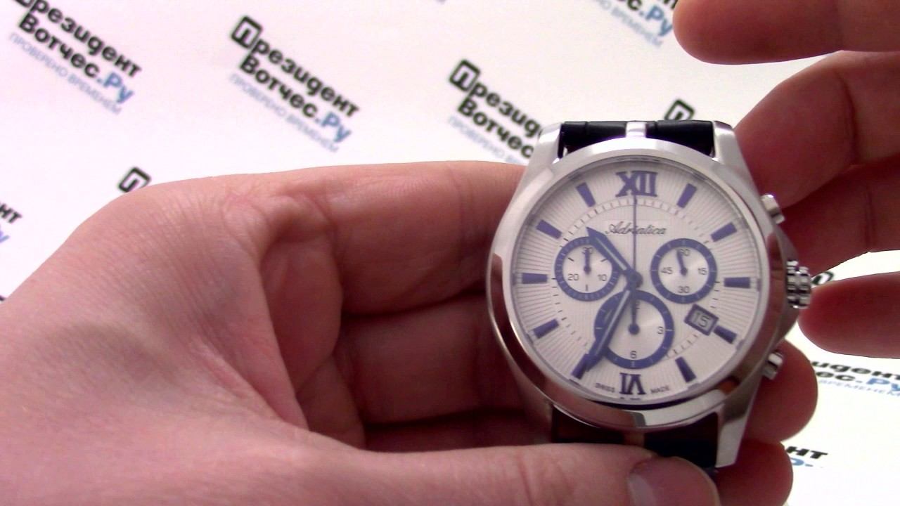 Часы Adriatica 8212.52B3CH - видео обзор от PresidentWatches.Ru смотреть онлайн