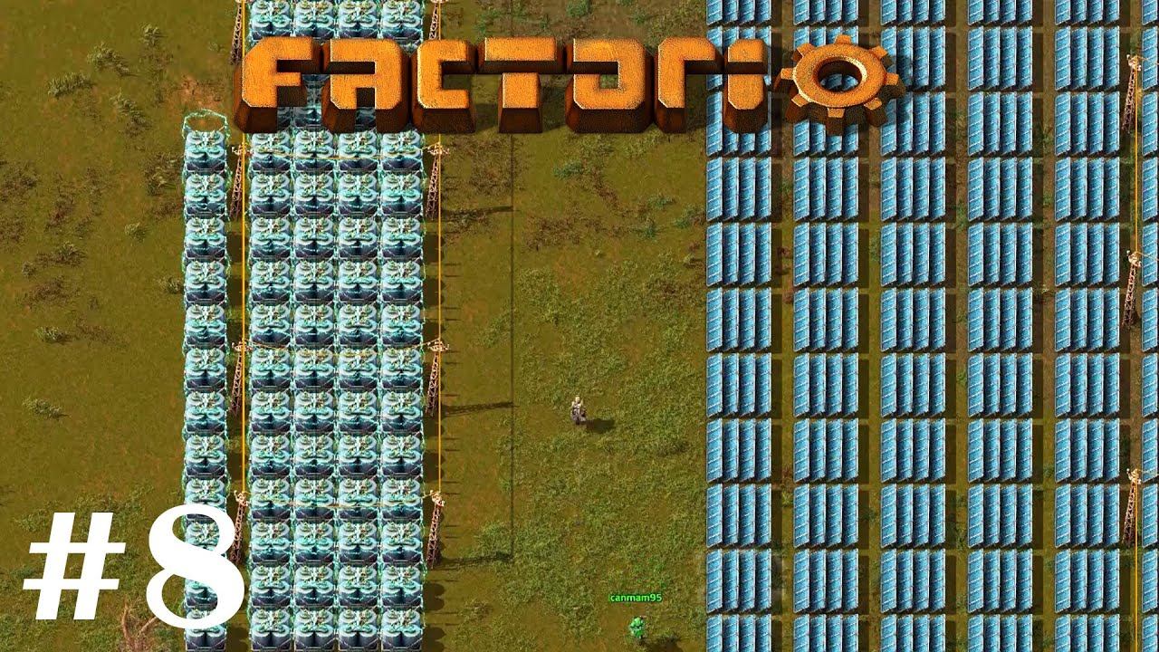 Переход на солнечную энергию. Часть #8. Factorio. Кооперативное прохождение. смотреть онлайн