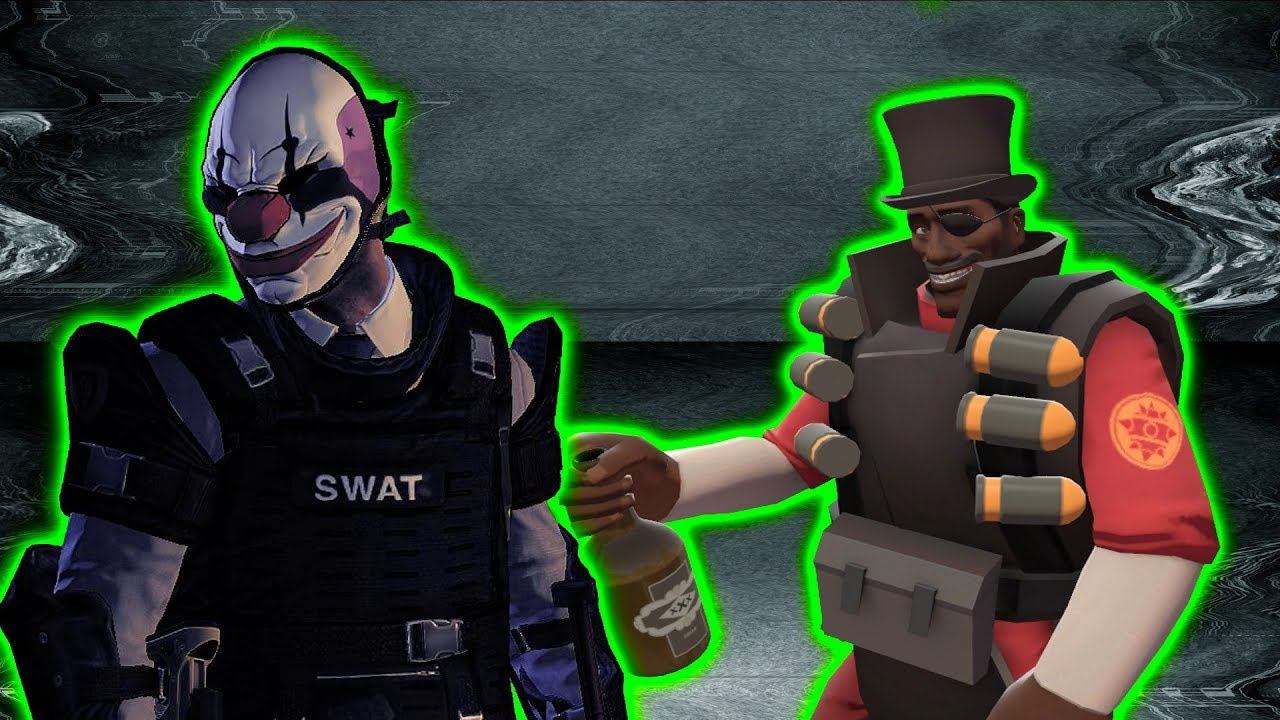 PAYDAY 2 Builds - Demoman from Team Fortress 2 смотреть онлайн