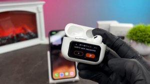 НАУШНИКИ СО ВСТРОЕННЫМ ЭКРАНОМ В КЕЙС | AIRPODS PRO 2 С ДИСПЛЕЕМ