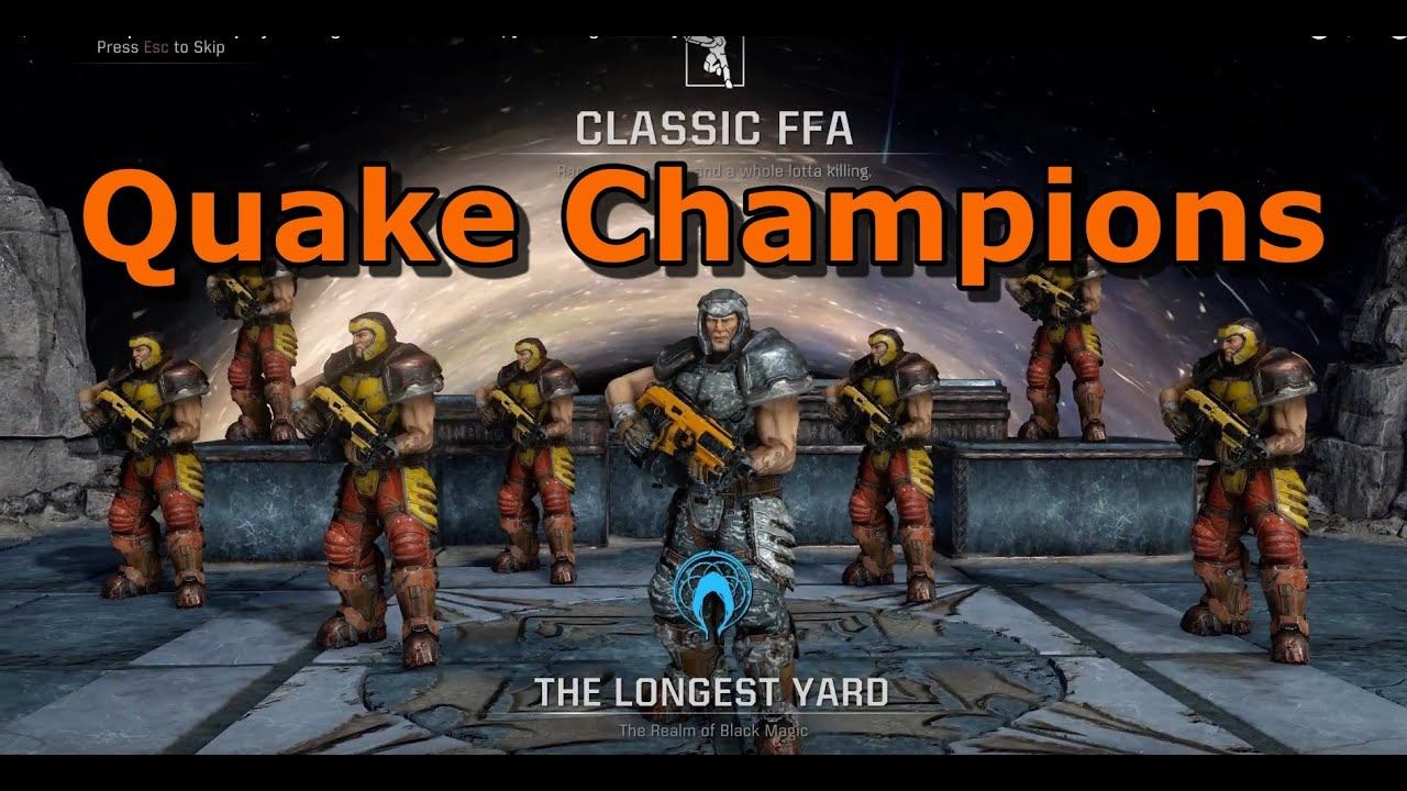 Quake Champions Gameplay Fooling Around With Bots, [The Longest Yard] смотреть онлайн